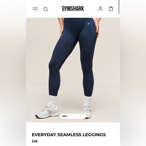 Gymshark Navy Seamless Leggings